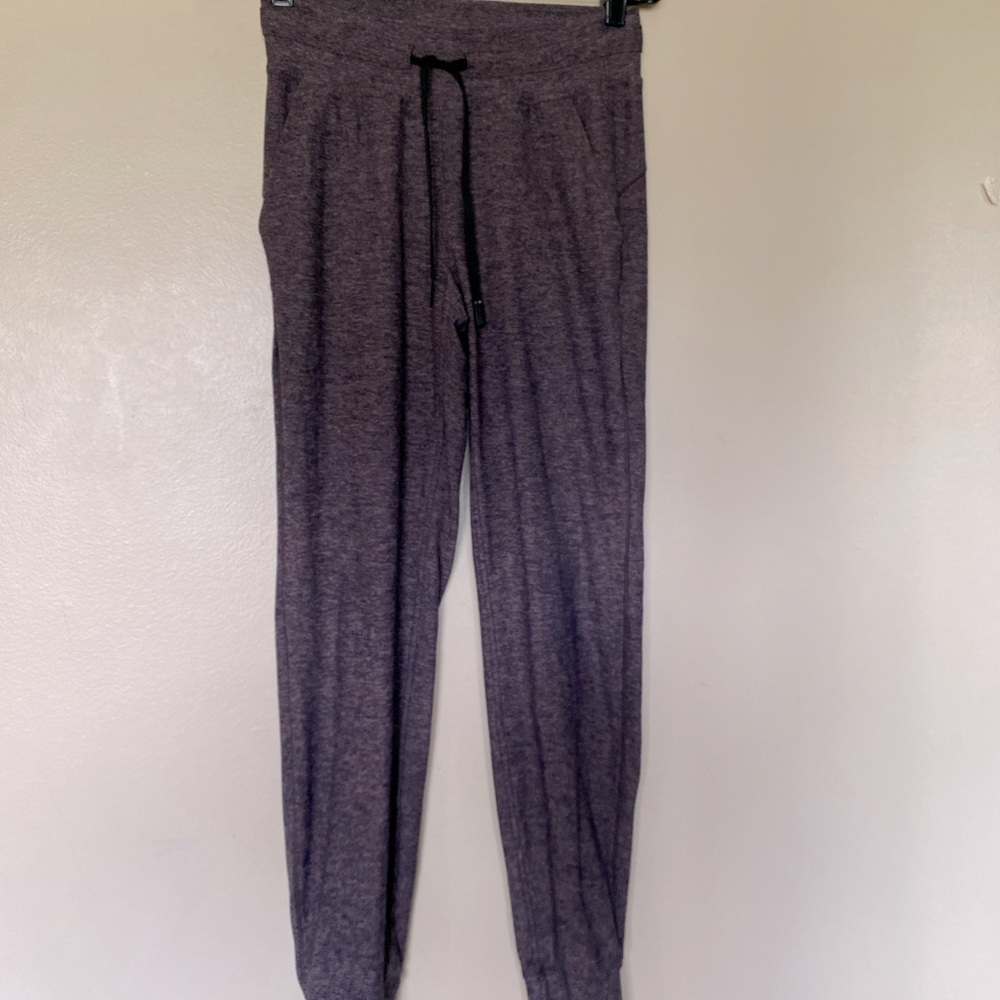 lululemon athletica Heathered Dark Purple Jogger Track Pants